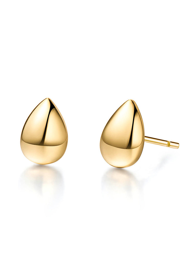 Water Drops Earrings Gold Earrings