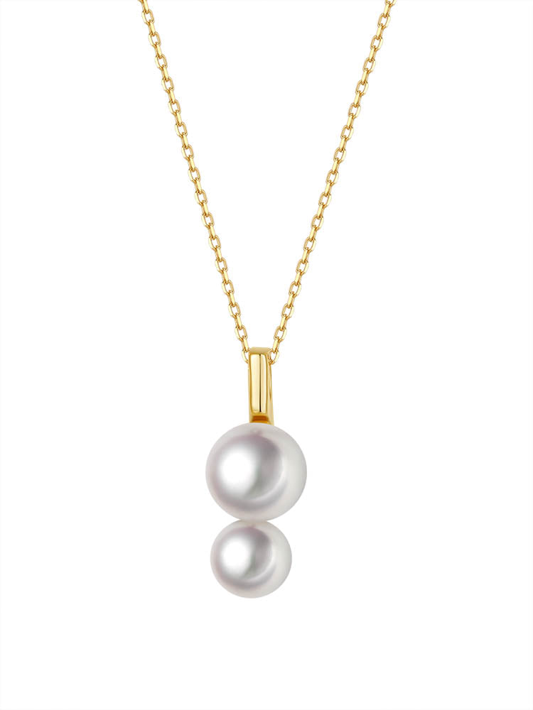 Pearl necklace Gold
