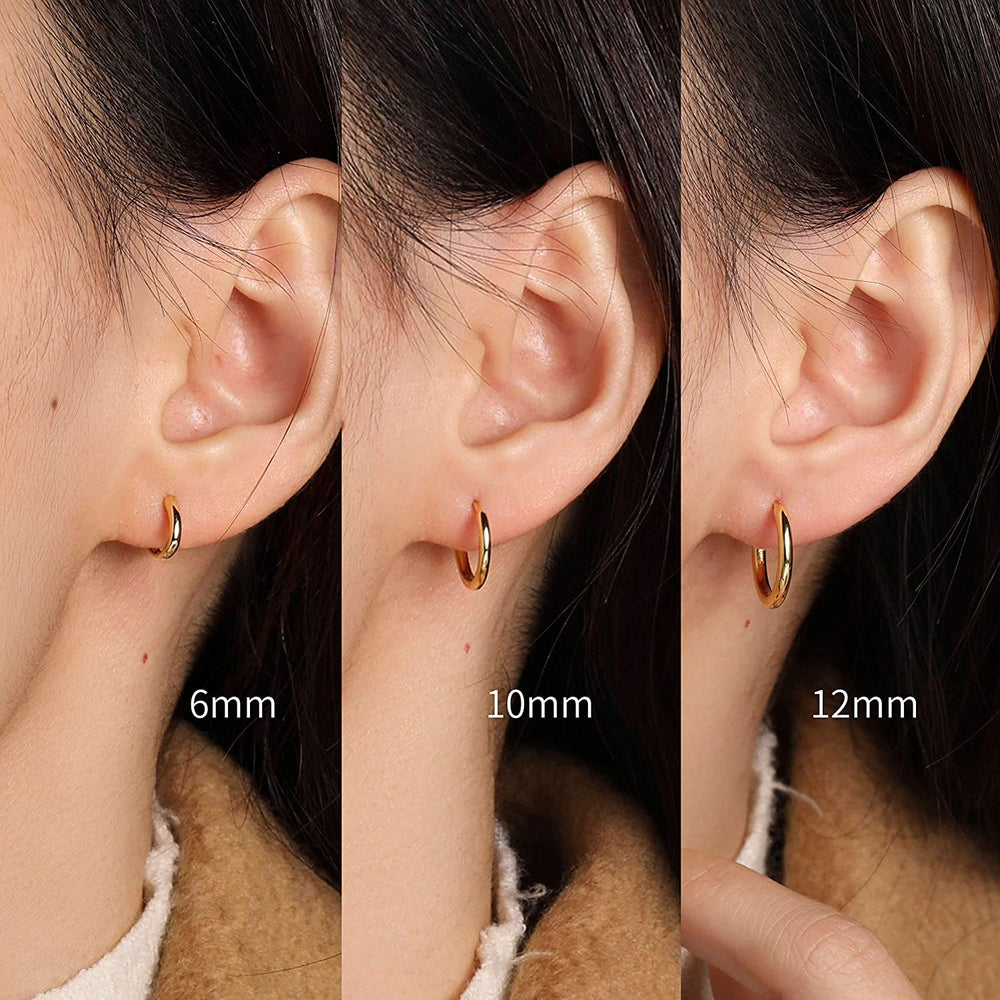 huggie hoops cuff earrings for women men girls