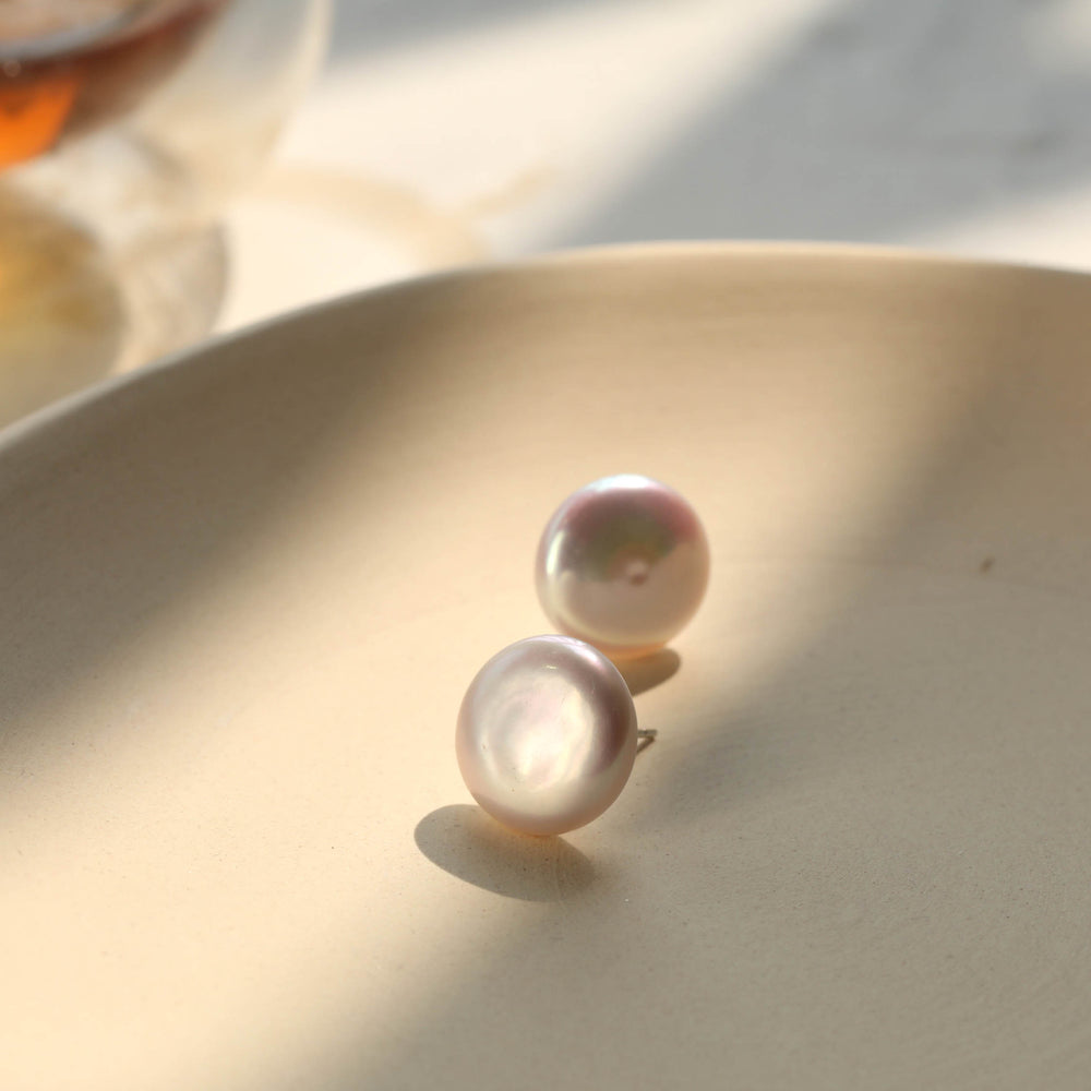 Buckle Pearl Earrings simple stud earrings gift ideas