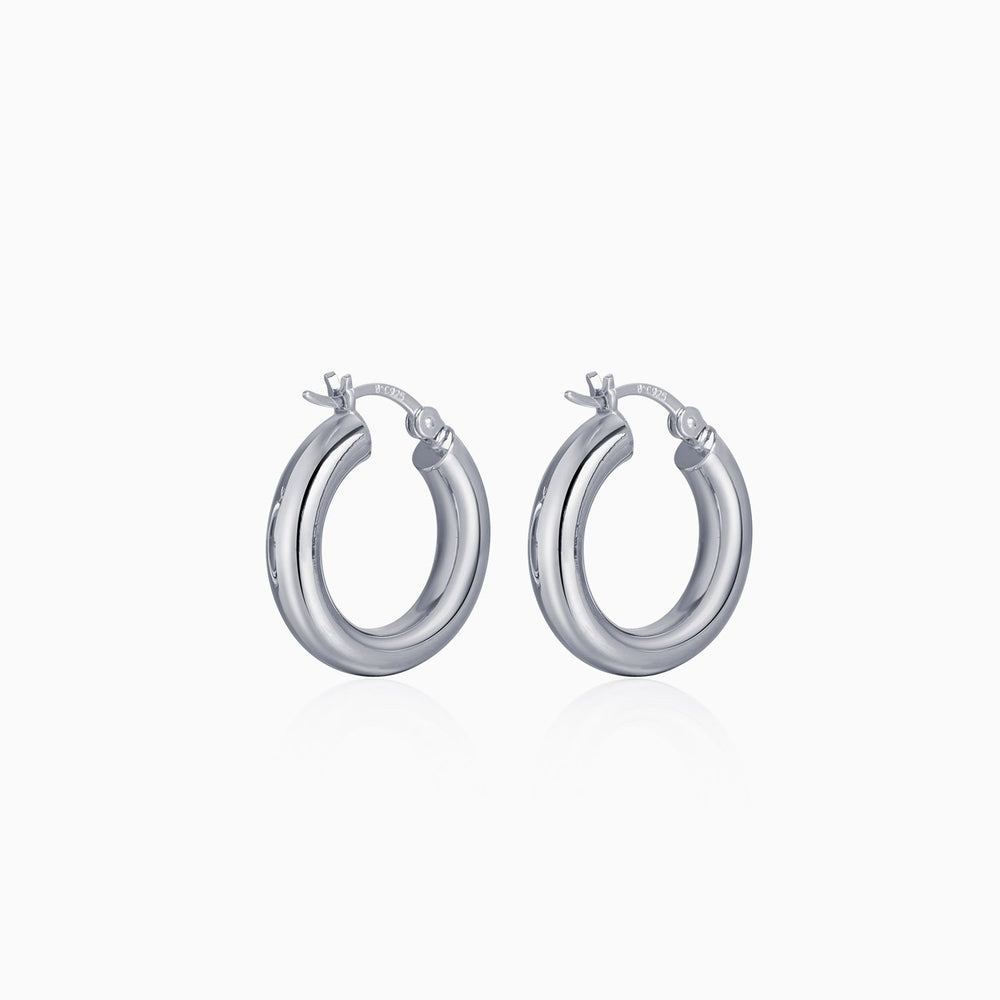 hoop earrings 925 sterling silver