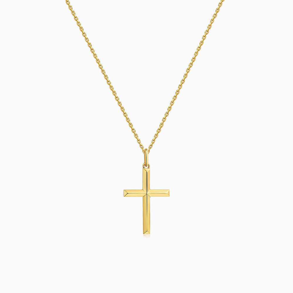 Cross Pendant Necklace gold
