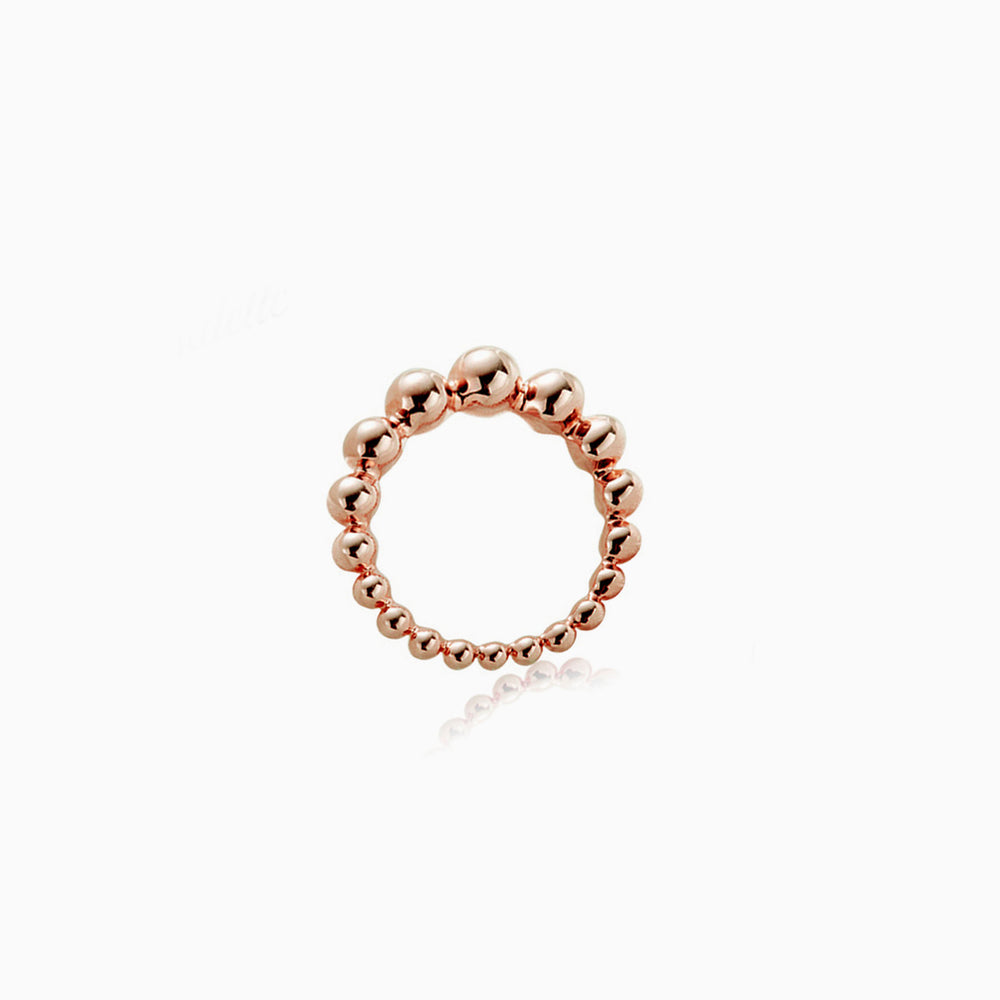 Bubble Ball Ring rose gold